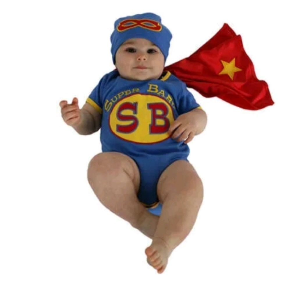 Sozo Super Baby Bodysuit & Cap & Cape Set 6-12 Months
